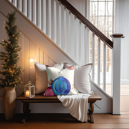 Christmas Ornaments Throw Cushion | Homeezone